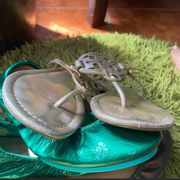 Tory Burch Miller Sandals. - Picture 3 of 11